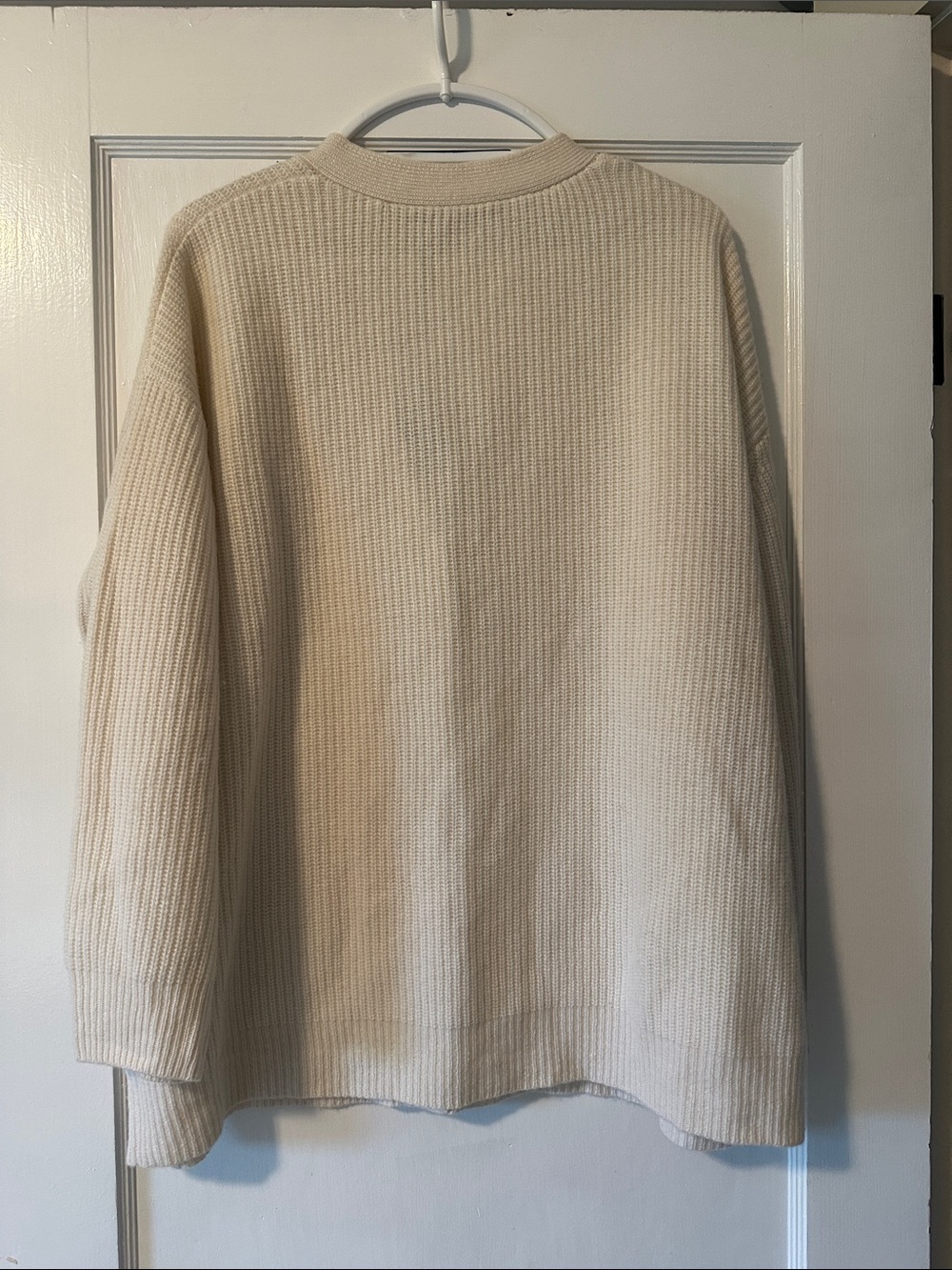 NWT Jenni Kayne Cashmere Cocoon Cardigan Size M ivory - Picture 11 of 13